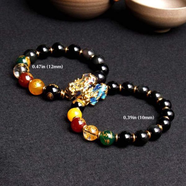 Color-Changing Pixiu Obsidian Wealth Bracelet - Image 4