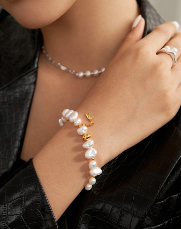 Special shaped natural pearl bracelet - Image 2