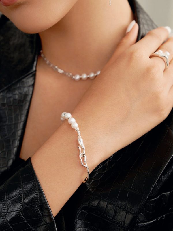 Water drop pearl bracelet - Image 5