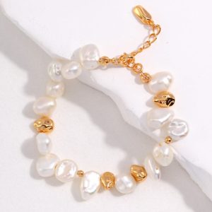 Special shaped natural pearl bracelet