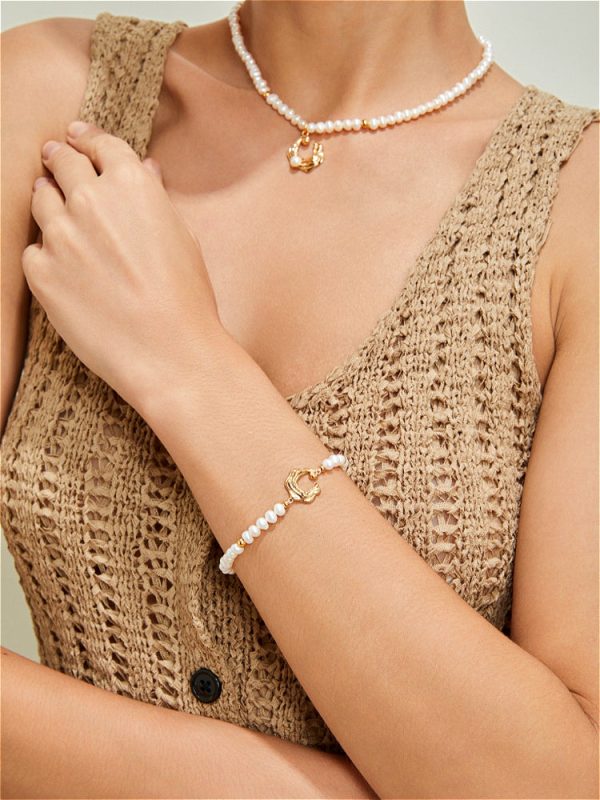 Ocean Wave Pearl Bracelet - Image 2