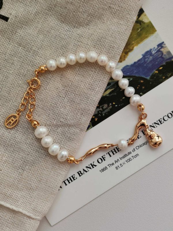 Water drop pendant pearl bracelet - Image 6