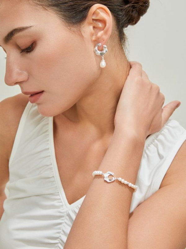 Ocean Wave Pearl Bracelet - Image 6