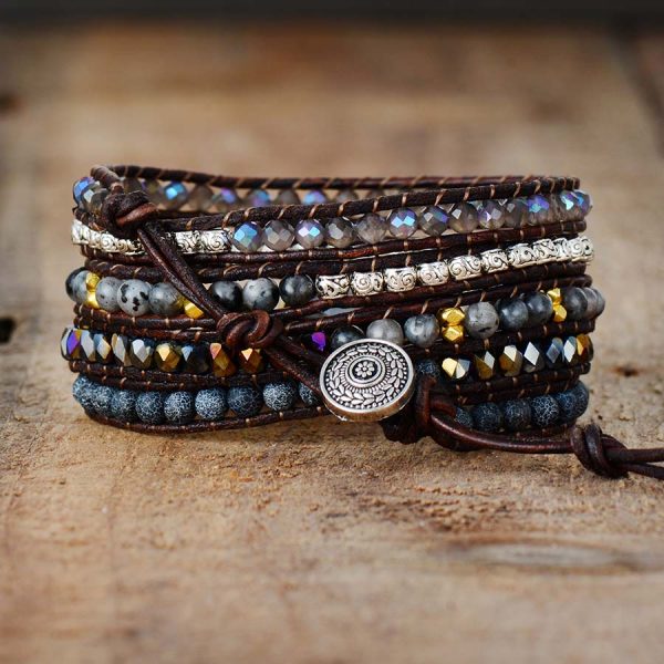 Powerful Force Onyx Wrap Bracelet - Image 3